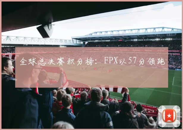 全球总决赛积分榜：FPX以57分领跑